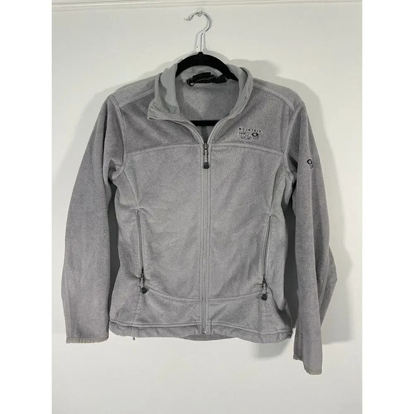 Mountain Hardwear Jackets & Blazers - Mountain Hardwear Womens Jacket Size Small Gray Pyxis Fleece Full Zip Mock Neck